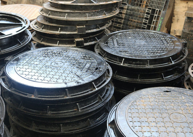 تصنيف الحمل A15 غطاء فتحة القناة من الألياف الزجاجية غطاء FRP مدرج 25Mm، غطاء فتحة القناة من الراتنج المركب FRP