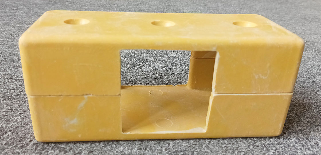 50mm FRP مربع أنبوب رابط أربعة طرق SMC الملحقات الصبغية للاستخدام في البناء