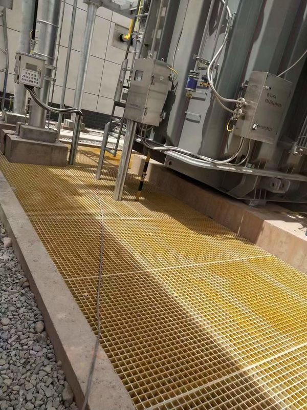 38*38*30mm FRP شبكة للممشى أو منصة مخصصة اللون والحجم